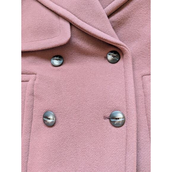 NWT Ba&sh Double Breasted Wool Coat Size 0 US 2 Pink Red - Picture 8 of 12